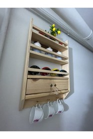 Resim BİGWOODWORKERS Dekoratif Ahşap Terek, Baharatlık 