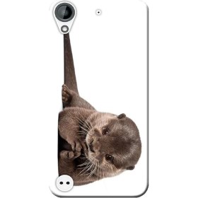 Resim Ceppare Htc Desire 530 Kılıf Desen Baskılı Silikon Kapak Su Samuru STK:171 