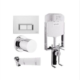 Resim VitrA Gömme Rezervuar Seti 800-1868 (768-1851-01 740-0680 A41461GR A41441) 