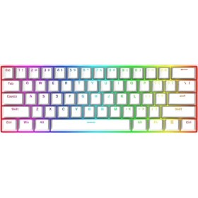 Resim Peri Store Redragon K630W-RGB Dragonborn Blue Switch%60 Tr Q Beyaz Mekanik Kablolu Gaming (Oyuncu) Klavye 