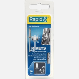 Resim Rapid Perçin 4,8X14 mm Alu Matkap Ucu 50 Adet 