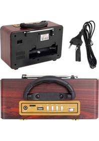 Resim MagicVoice MV-114BT USB - SD - FM - Bluetooth Destekli Nostaljik Radyo 