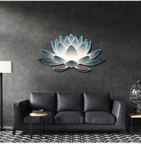 Resim Lotus Çiçeği Metal Tablosu 