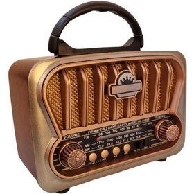 Resim Büro Ev Ofis Radyo Keyfi için Retro Stil Bluetoothlu Usb Mp3 Oynatıcı Müzik Çalar Cihaz 