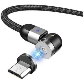 Resim 3 In 1 Şarj Kablosu Manyetik Led Işıklı Hızlı Şarj 3A Usb-C 