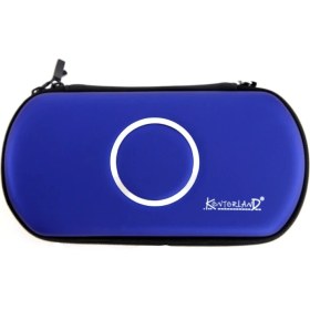 Resim Gd 34 Psp 1000 2000 3000 Eva Kılıf Taşıma Çantası Mavi 