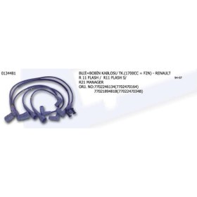 Resim Ünüvar Buji + Bobin Kablosu Renault R11 Flaş Flaş S / 21 770246134-7702470164 