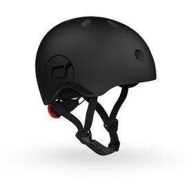 Resim Scoot and Ride Helmet Bebek Kaskı XXS-S Black 181206-00047 