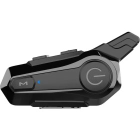 Resim Intercom E1 Motosiklet Intercom Bluetooth Kulaklık (Fullface) 