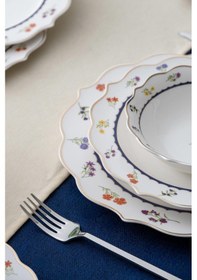 Resim Acar Hillary 6 Kişilik 24 Parça Porselen Yemek Takımı 