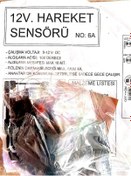 Resim 12V Hareket Sensörü Demonte 
