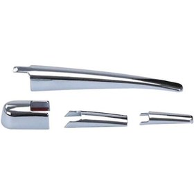 Resim Neevoyu Mitsubishi Outlander 2013-2019 Abs Kapak, Çelik Renkli, Su Geçirmez, Boyanmaz, Kolay Kurulum, Stili Artıran Silecek Kapağı 4 Adet 