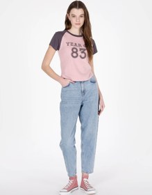Resim Barrel Fit Kadın İndigo Jean Pantolon Colin's