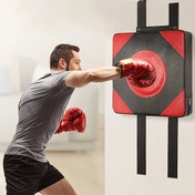 Resim 1 Adet Boks Hedefi ve Asılabilir Kum Torbası, Gürültü Azaltma için Çok Katmanlı Yastıklama, Sessiz Kullanım, Kolay Kurulum Çeşitli Yüzeylerde, Yüksek Esneklik ve Yırtılmaya Karşı Dayanıklı, Boks Antrenmanı ve Fitness İçin Uygun 