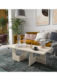 Resim Terni Çok Amaçlı Orta Sehpa Bohem Traverten 104 Cm 