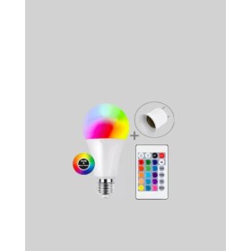 Resim Enerji Verimli Akıllı LED Ampul, Uzaktan Kontrol Özellikli Midastech 