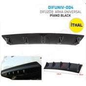 Resim Toyota Prius Uyumlu Batman Difüzör Piano Black İthal Kısa Model 