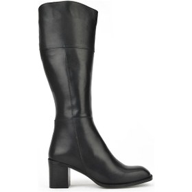 Resim Ziya, Kadın Hakiki Deri Çizme 13319z88065 Siyah 