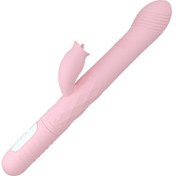 Resim Yifomall Kadınlar İçin Isıtmalı 36 Frekanslı Titreşimli Dil Simülasyonlu Şarjlı Vajinal Masaj Aleti Çok Renkli 