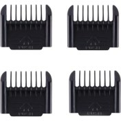 Resim Elektrikli Kesme Aksesuarları, 4pcs Kesme Kesme Limiti Tarak Kılavuzu Bağlantı Boyutu Berber Değiştirme (3mm, 6mm, 9mm, 12MM) (Yurt Dışından) 