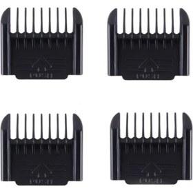 Resim Elektrikli Kesme Aksesuarları, 4pcs Kesme Kesme Limiti Tarak Kılavuzu Bağlantı Boyutu Berber Değiştirme (3mm, 6mm, 9mm, 12MM) (Yurt Dışından) 