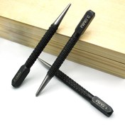 Resim 3 Parça 1.5/2/3mm Metal Merkez Zımba Seti - 3,98 İnç Kaymaz Saplı Alaşımlı Çelik İşaretleme ve Delme Aletleri 