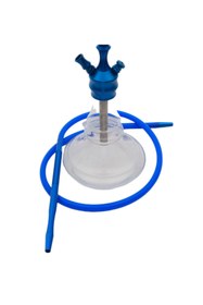 Resim nargilestore Alüminyum Nargile Takımı Tam Set Nargile Performans Takımı Rahat Içim - Mavi 