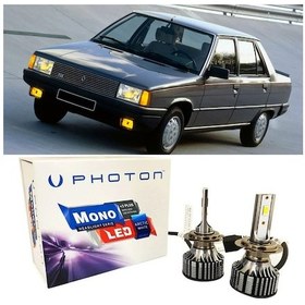 Resim Renault 9 Led Xenon Uzun + Kısa Far Ampulü H4 Mono Yeni Seri Beyaz 