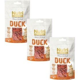 Resim Nutri Feline Tahılsız Ördek Etli Kedi Ödülü 3 x 50 G 