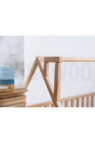 Resim OPPİPO Ahşap Montessori Karyola - Masif Ahşap Karyola - Montessori Çocuk Ve Bebek Yatak Opmont-05 