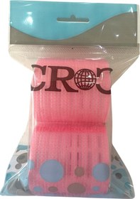 Resim Croc 1230 Pembe Büyük Boy Bigudi 2li Cırtlı - Yapışkanlı Bigudi Pembe 