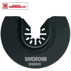 Resim Worx WA5010 Çok Amaçlı Raspalama Makinası Için 80MM 180˚ Metal, Ahşap, Fiberglas, Pvc Universal Kesme Bıçağ 