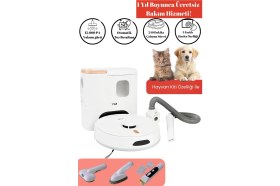 Resim RS16 Pro Max 15.000 Pa Pet Kit Özellikli Akıllı Robot Vacuum & Mop Süpürge Beyaz (YUI TÜRKİYE GARANTİLİ) 