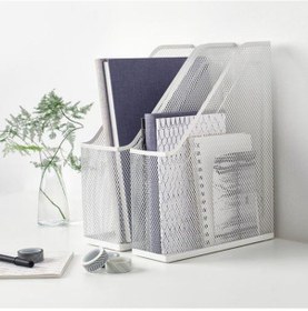 Resim 2 Li Dosyalık-Dergilik MeridyenDukkan Beyaz ,Metal Dosya Düzenleme 