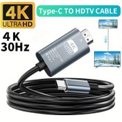 Resim Anında Bağlantı! Type-C'den HDTV'ye yüksek çözünürlüklü kablo, kesintisiz bir görsel deneyim sunar. Type-C cihazlar ile büyük HDTV ekranları arasında hassas bağlantı sağlar. 4K yüksek çözünürlük sinyallerini düşük gecikme ve gidişleksiz aktararak net ve akıcı bir görüntü şöleni yaşatır 
