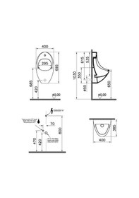 Resim VitrA Ankastre Fotoselli Pisuvar, Elektrikli 4106b003-5598 