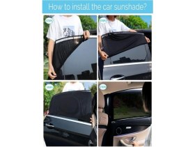 Resim Ankaflex Araba Araç Oto Yan Cam Güneşlik Örtü Perde Kılıf Güneşliği Araba Anne Bebek Emzirme Perdesi 