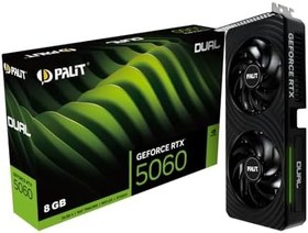 Resim Palit GeForce RTX5060 Dual 8GB 128Bit GDDR7 Ekran Kartı NE75060019P1-GB2063D 