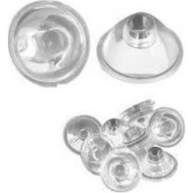 Resim 2 Adet 1w Power Led Lensi Led Merceği 1 Watt Led Mercek 45 Derece 