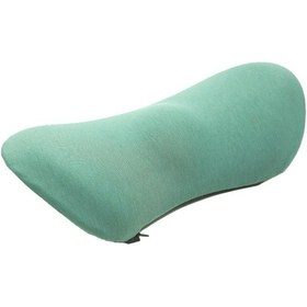 Resim Araba Gereçleri Bel Desteği Bellek Köpük Araba Arkalığı Lomber Yastık Koltuk Minderi Bel Yastık, Renk: Matcha Yeşil + Koyu Gri, Size:matcha Green+dark Gray 