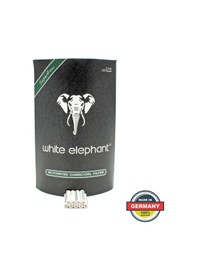 Resim White Elephant 9mm Kömürlü Pipo Filtresi 250li Paket 352475 