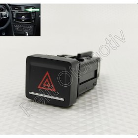 Resim Golf 7 / 7.5 , Scirocco Dörtlü Flasör Dügmesi 5G0953509A 485617650 