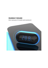 Resim Vkemall Led Sayısal Akvaryum Su Sıcaklığı Ölçer - Yüksek Hassasiyetli Sürüngen Kutusu Termometresi 0-99.9 C 