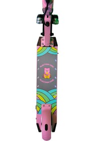 Resim Electron Scooter Çocuk Elektrikli - 130w, Led Işıklı, Amortisörlü (DİZLİK VE DİRSEKLİK HEDİYELİ) 