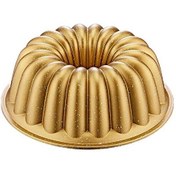 Resim OMS 25 CM Döküm Granit Dilimli Kek Kalıbı Gold 3288 
