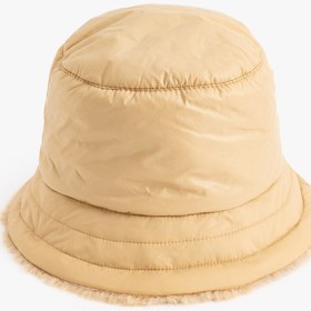 Resim Kadın Peluş Bucket Şapka 