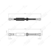 Resim SVAC 10-222 Ön Fren Hortumu Touareg 02-10 Q7 06-15 Cayenne 03-10 3.0 3.2 3.6 4.2 4.5 Bjn Cfra M 48.01 Bhk 
