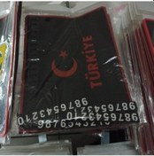 Resim Ayyıldız Bayrak Logolu Kaydırmaz Ped Telefon Tutucu 