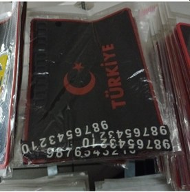 Resim Ayyıldız Bayrak Logolu Kaydırmaz Ped Telefon Tutucu 