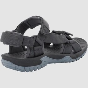 Resim Jack Wolfskin Lakewood Ride Erkek Outdoor Sandalet Ebony Çok Renkli 